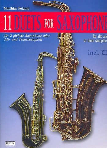 Petzold, Matthias 11 Duets for Saxophon+ CD*