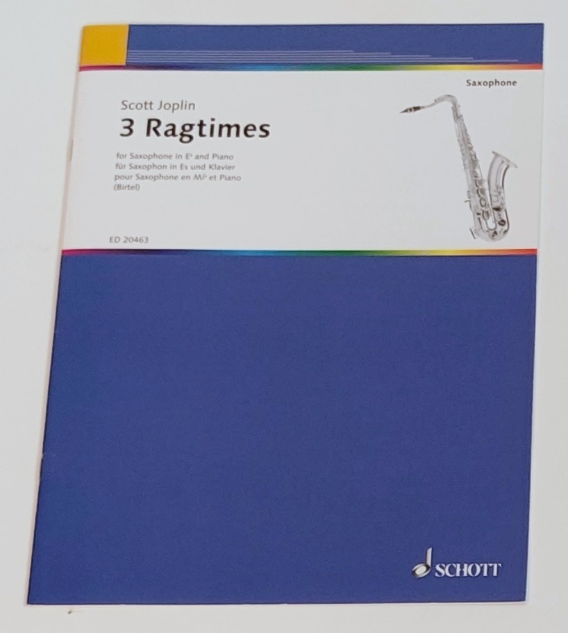 Joplin, S. Ragtimes für Altsaxophon und Klavier*