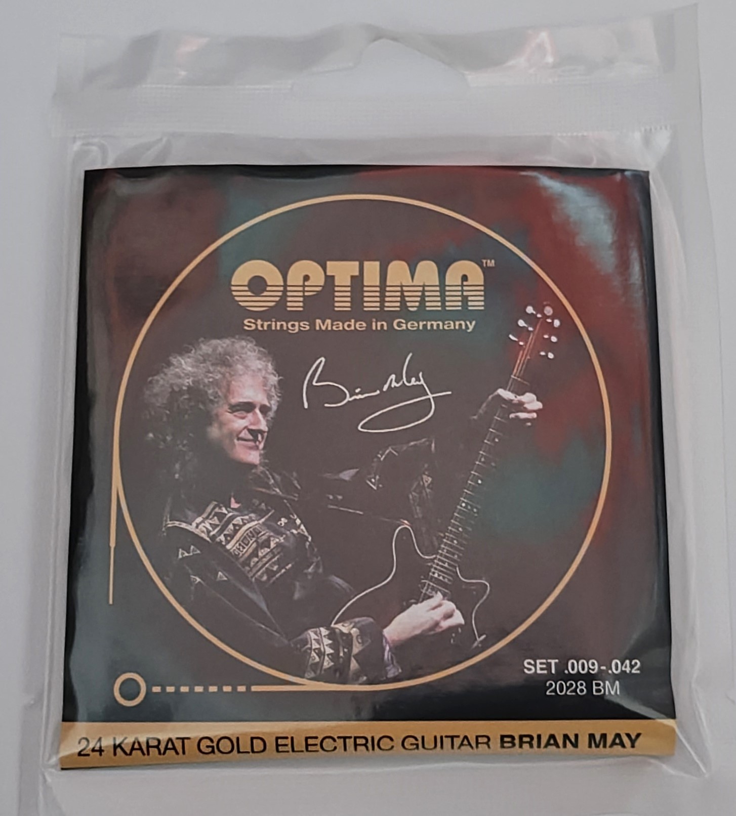 Optima Saiten E-Gitarre Gold 2028 BM 009-042 "Brian May"*