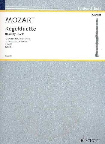 Kegelduette KV487 (Wehle) für 2 Klarinetten*