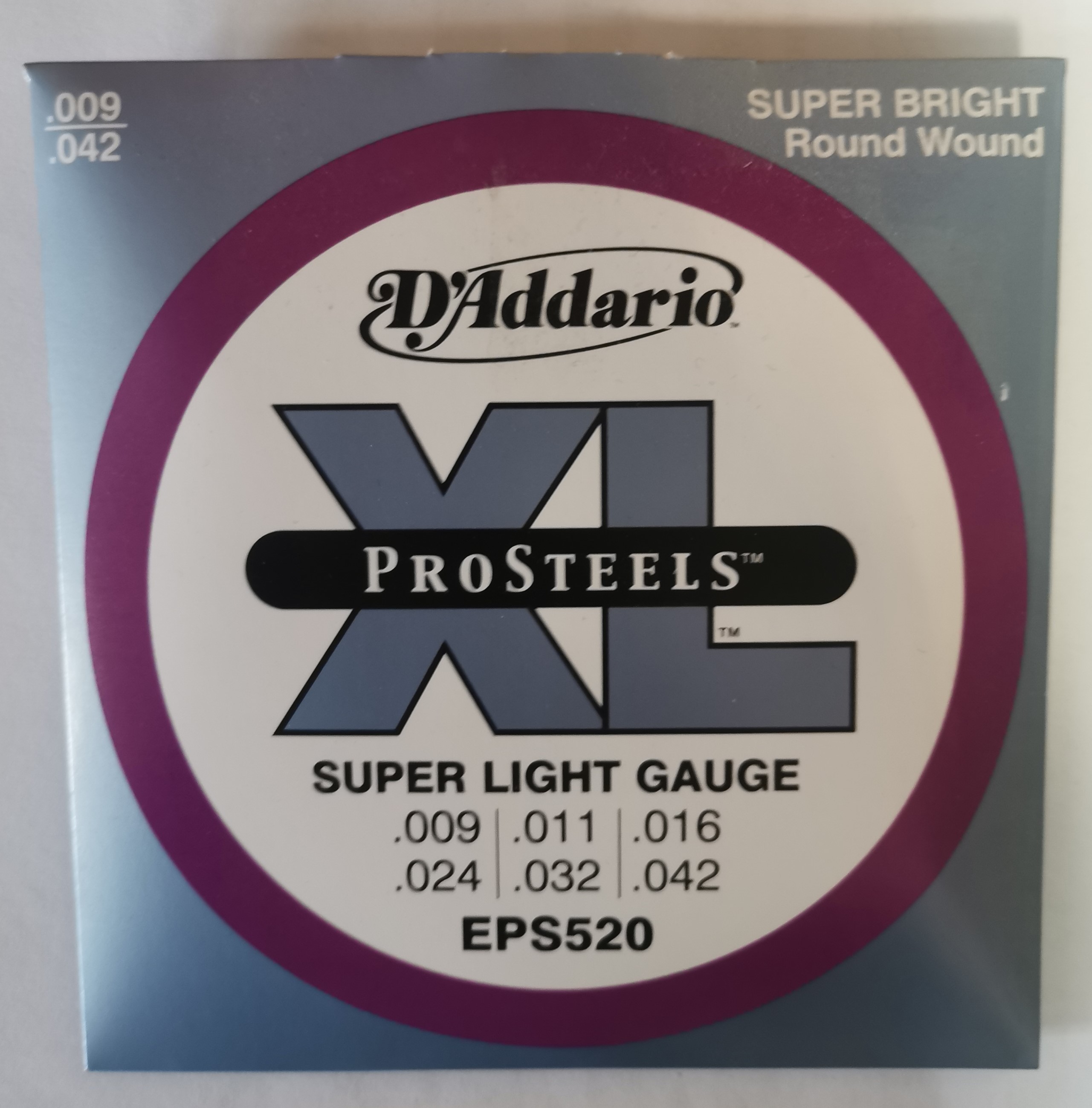 D'Addario Saiten E- Gitarre EPS 520, 009-042* D'Addario Saiten E- Gitarre EPS 520, 009-042*