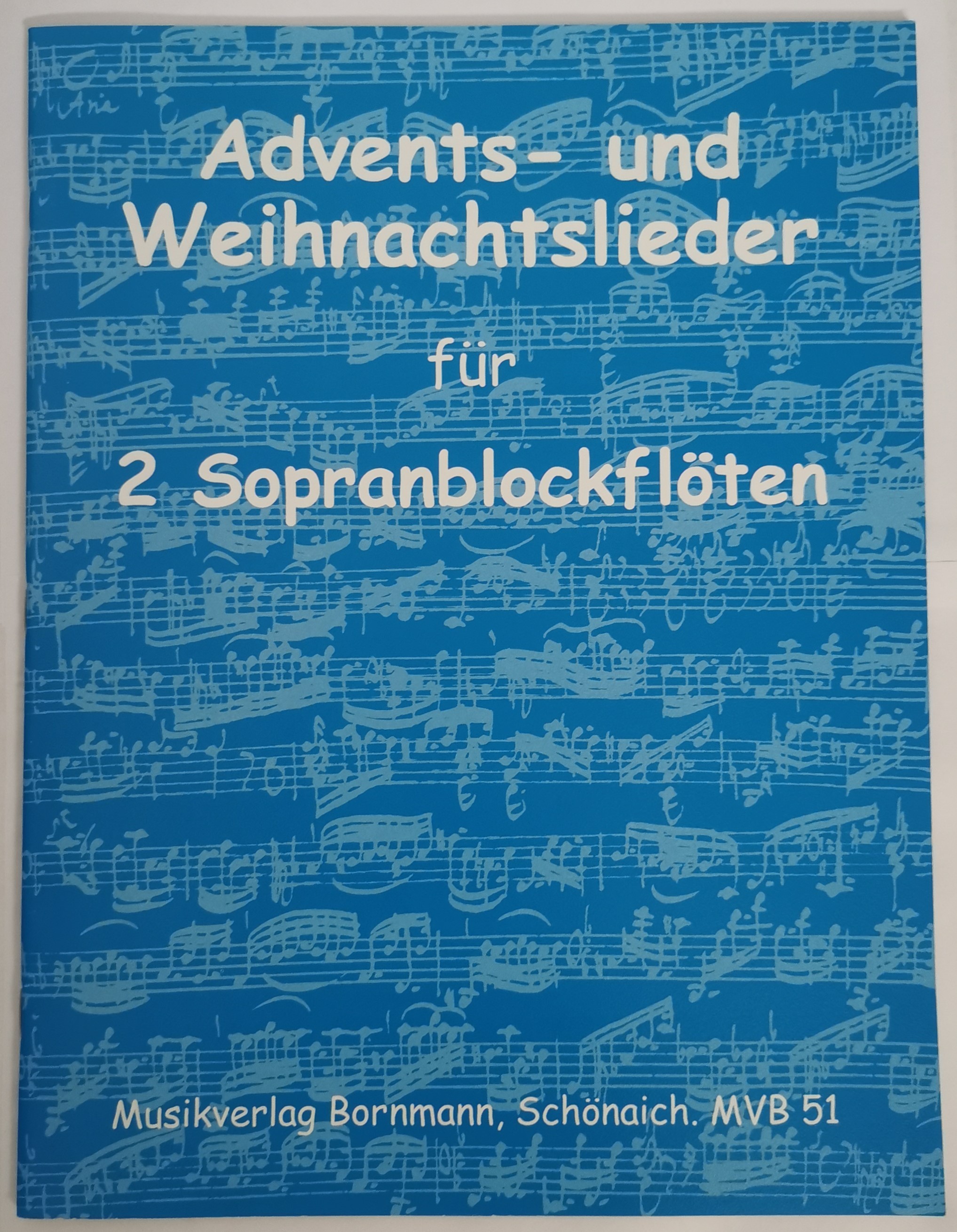 Bornmann Advents- und Weihnachtslieder für 2 Sopr-Blfl*