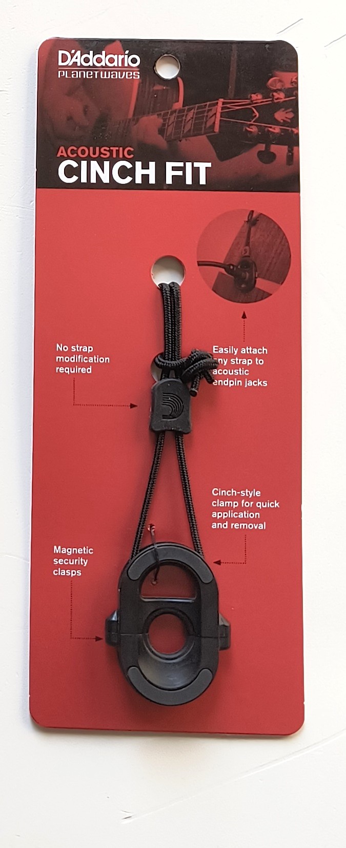 D'Addario Acoustic Chinch Fit PW-AJL-01* D'Addario Acoustic Chinch Fit PW-AJL-01*