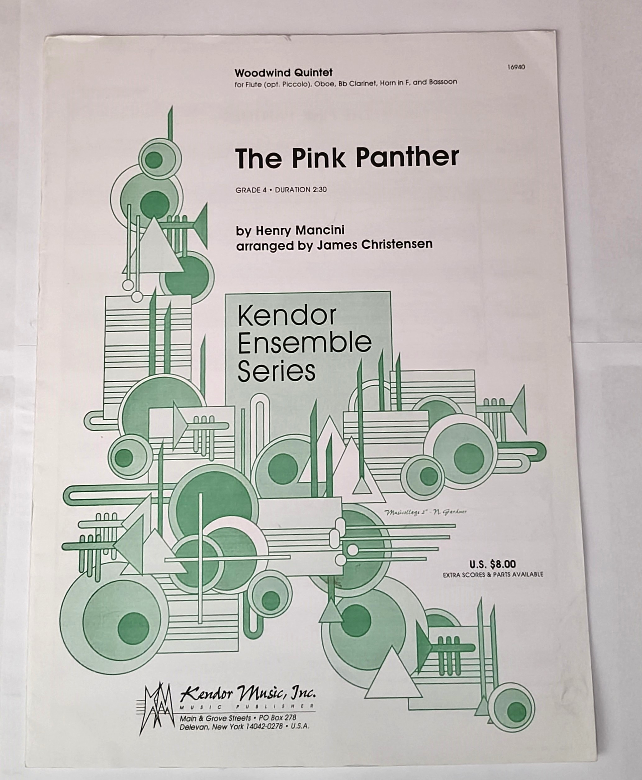 Mancini, H. The Pink Panther Woodwind Quintet*