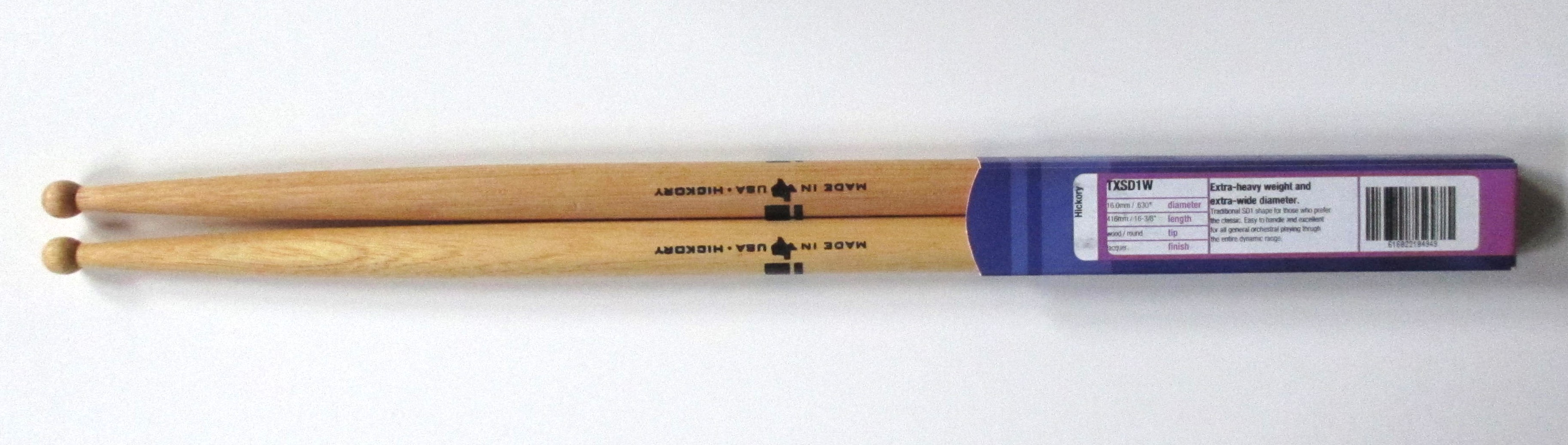 ProMark TXSD1W Concert Sticks, American Hickory NOS*