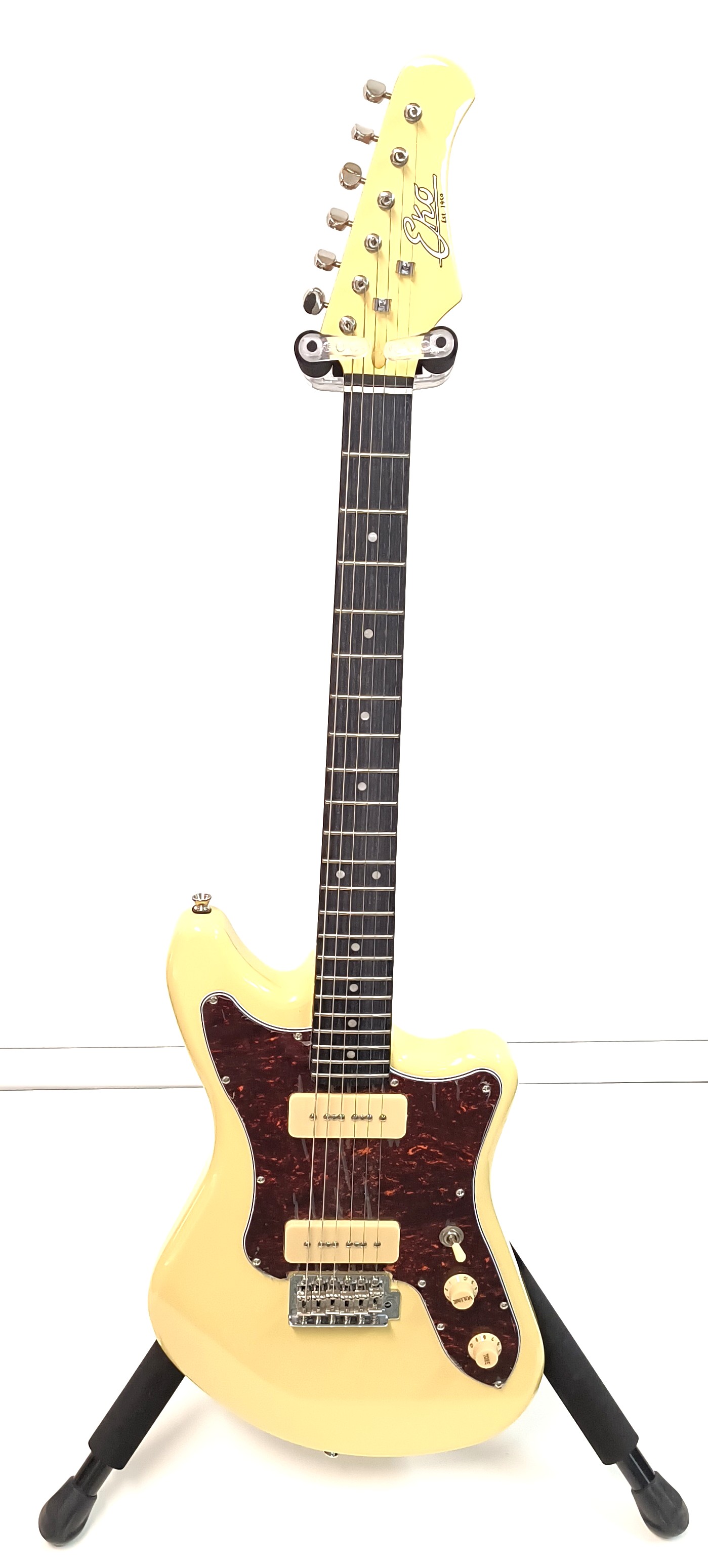 EKO E-Gitarre GEE CAMARO VR-P90-CRM creme lack.*