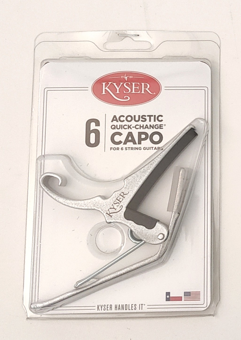 Kyser Kapodaster Westerngitarre Quick Change silber*