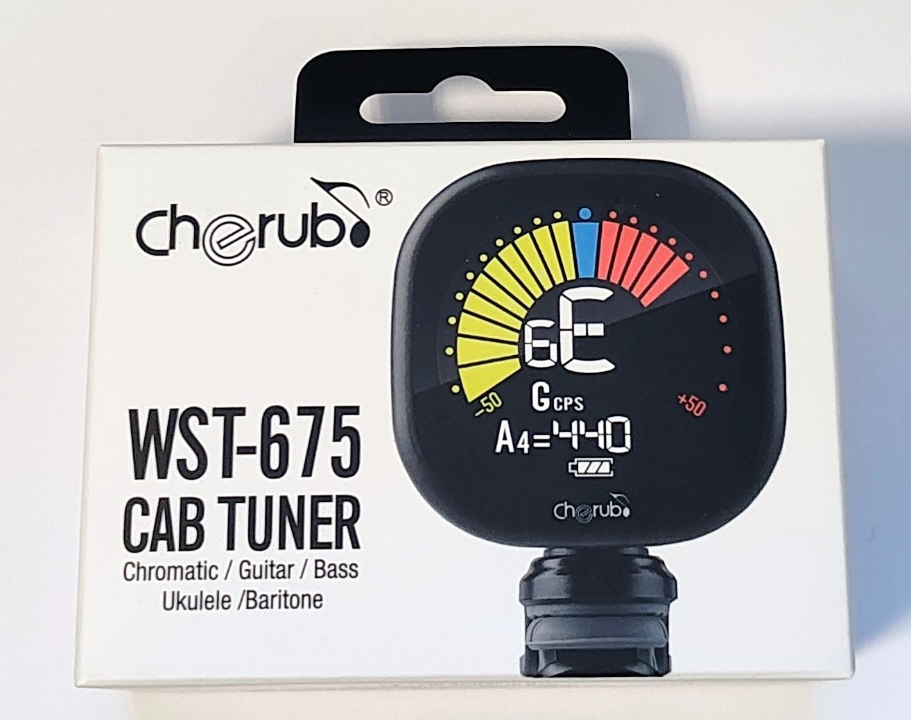 Cherub Clip Tuner WST-675 schwarz aufladbar*