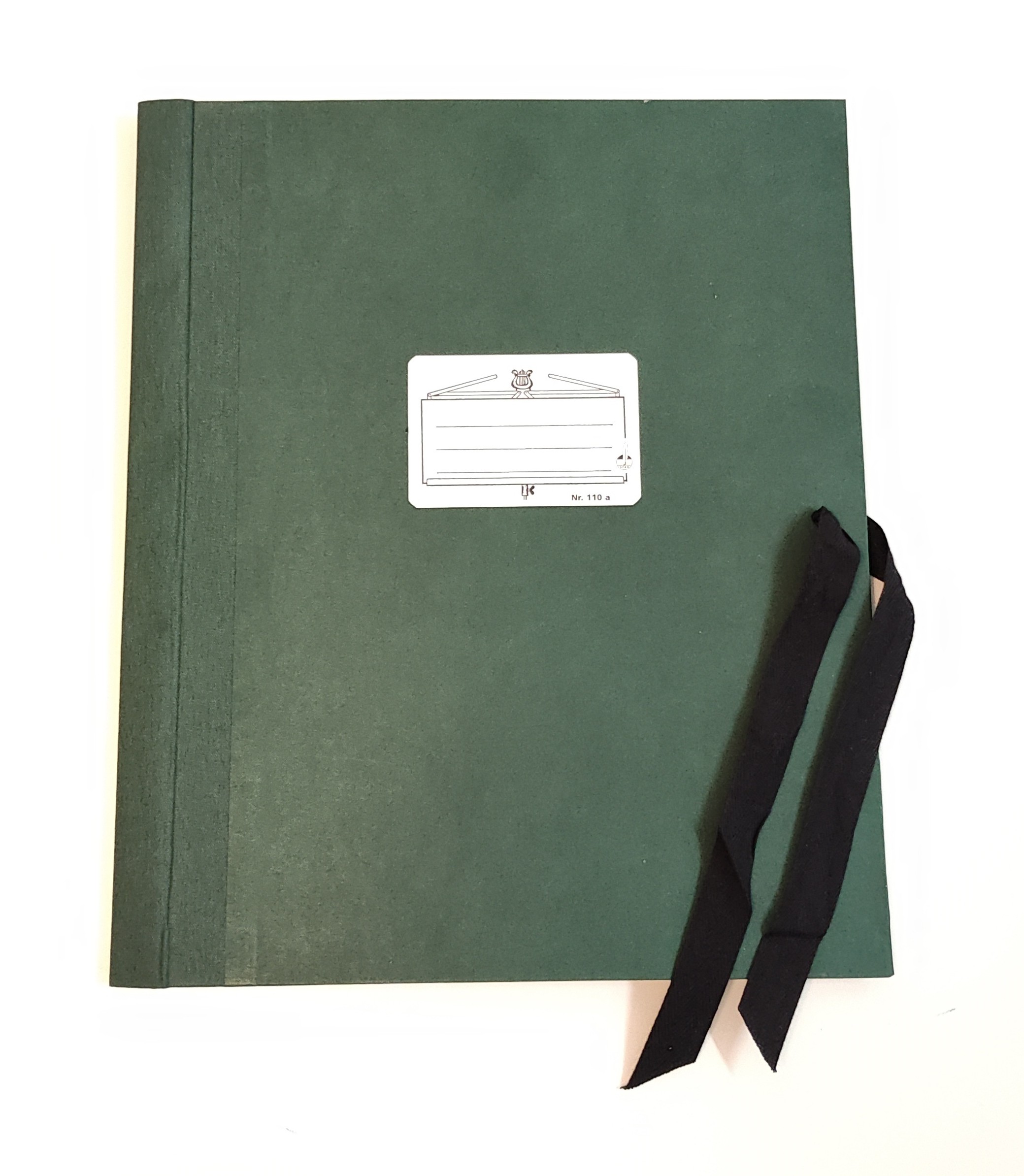 Notenmappen/Orchestermappe  A4 mit Bänderverschluß