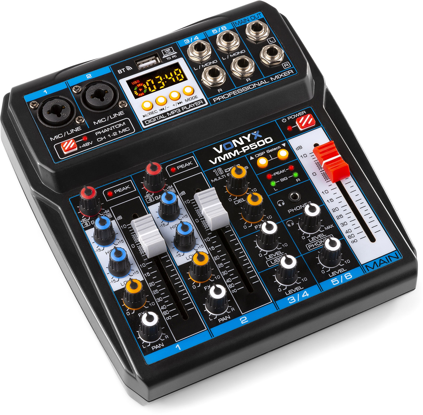 Vonyx VMM-P500 4-Kanal-Mixer
