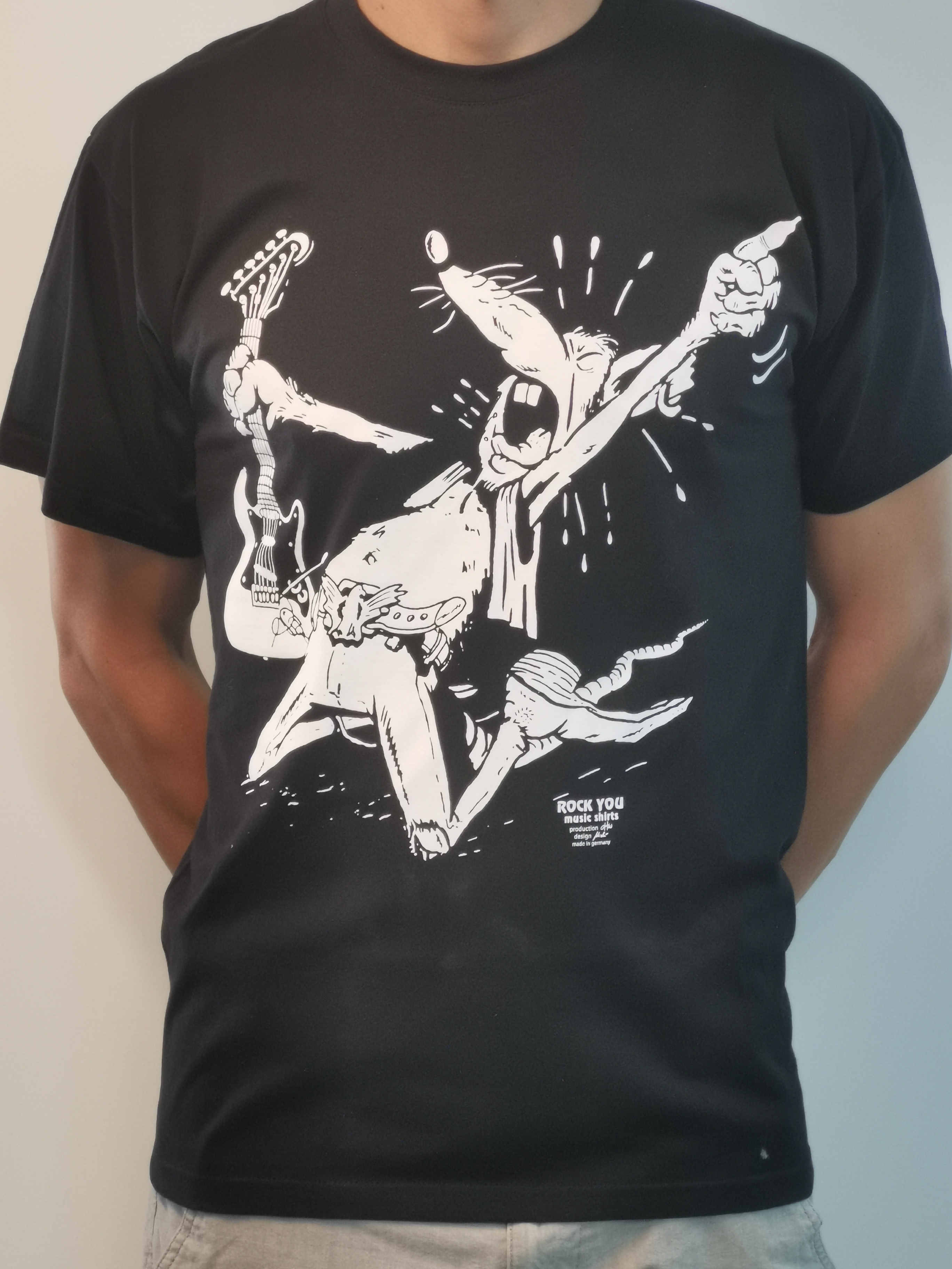 T- Shirt ST Rat M schwarz Rock You*