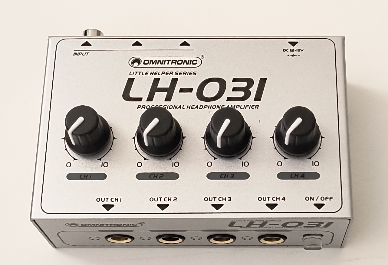 Omnitronic LH031 Kopfhörerverstärker 4-kanalig*