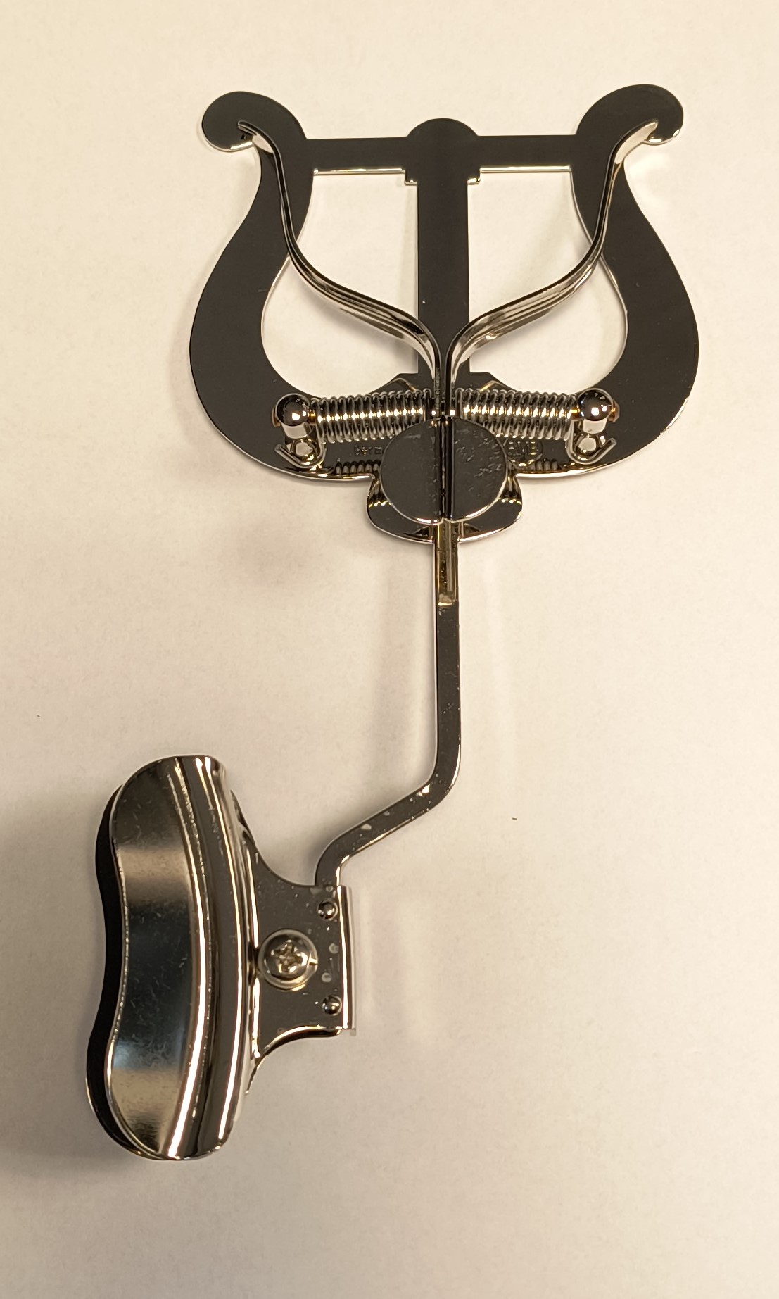 Marschnotenhalter Posaune Vernickelt