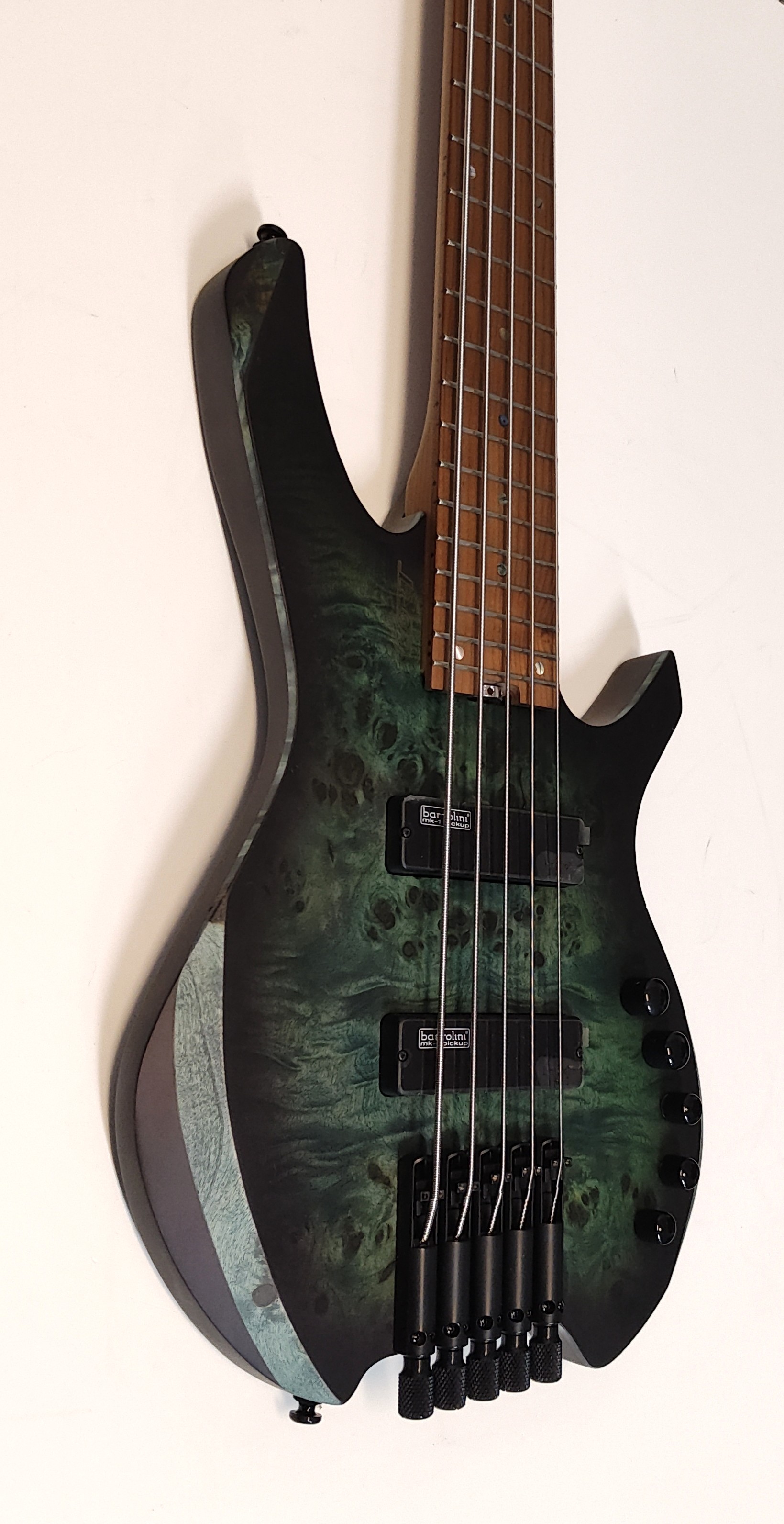Cort Bassgitarre "Artisan Space 5" Star Dust Green Headless
