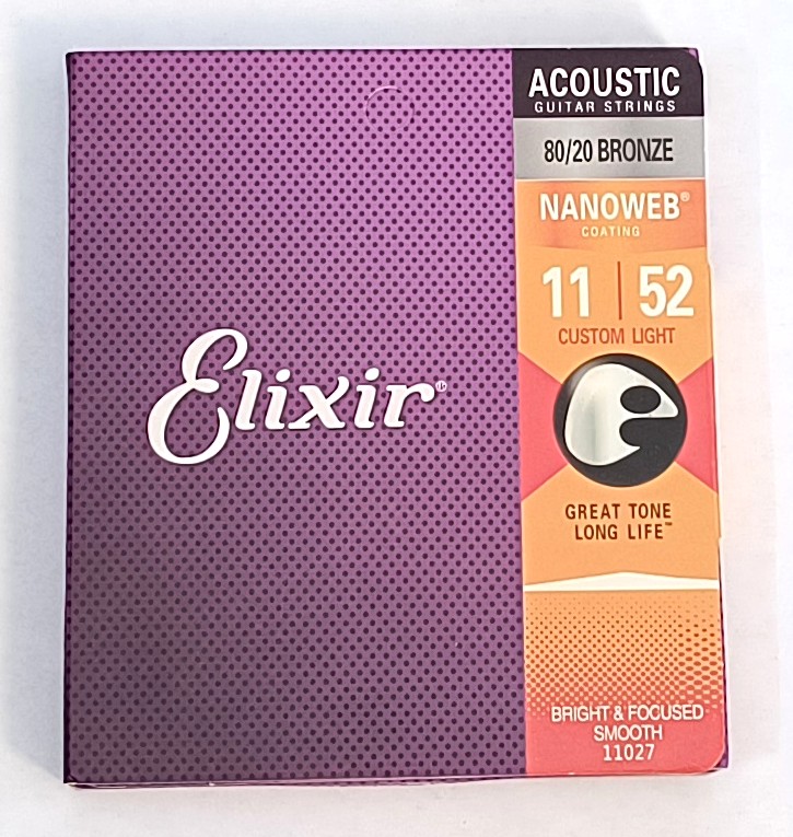 Elixir Saiten 11027 Nanoweb Akustik Bronze 011-052*