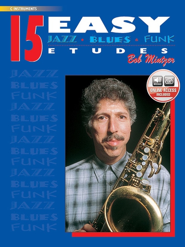 Mintzer 15 easy Jazz, Blues & Funk Etudes+ CD, C-Stimme*