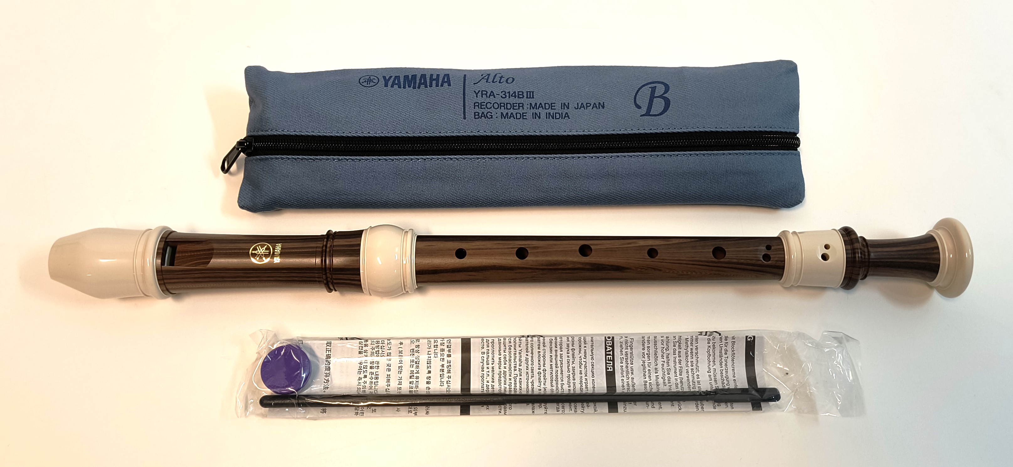 Yamaha Altblockflöte YRA 314B III Ebenholz-Imitation, bar.* Yamaha Altblockflöte YRA 314B III Ebenholz-Imitation, bar.*