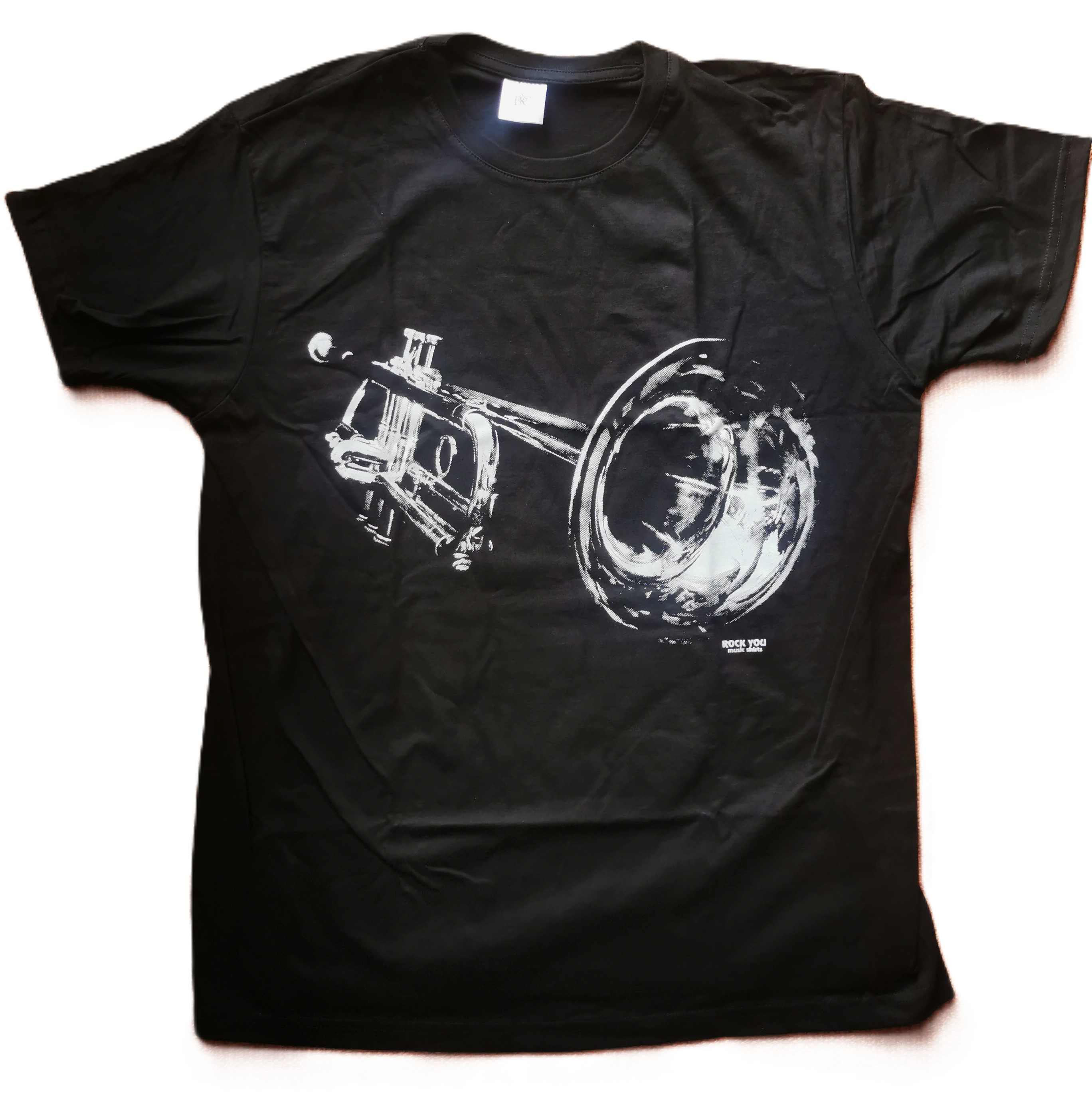 T- Shirt Space Trumpet L schwarz*