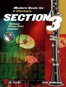 E. Veldkamp Section 3 für 3 Klarinetten und Drums*