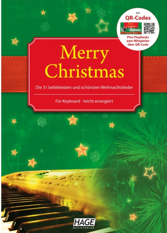Merry Christmas+ QR Code für Keyboard, Gesang, Gitarre*