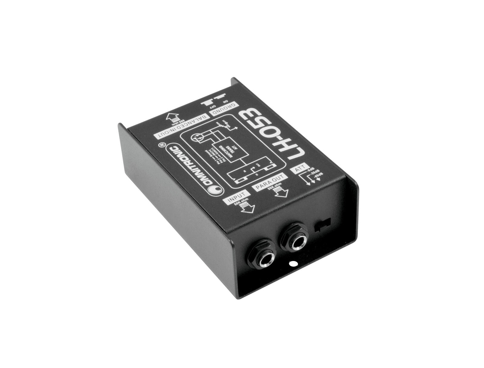 Omnitronic LH 053 DI-Box 1 Kanal passiv