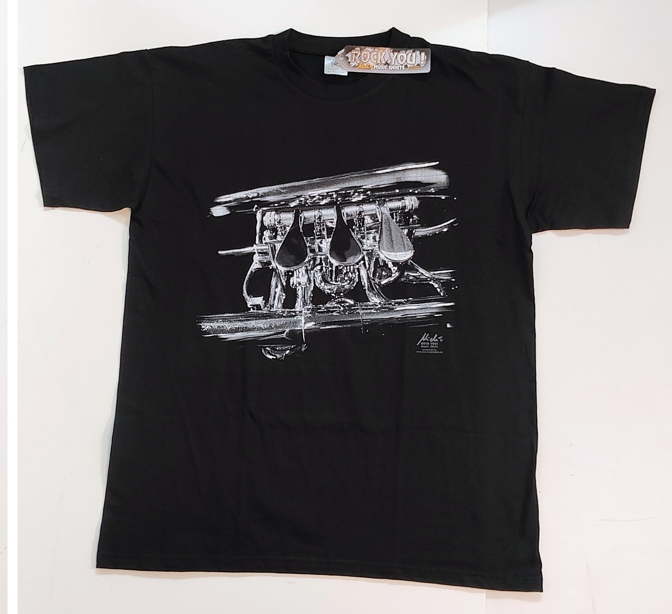 T- Shirt Flügelhorn Detail XL schwarz Rock You*