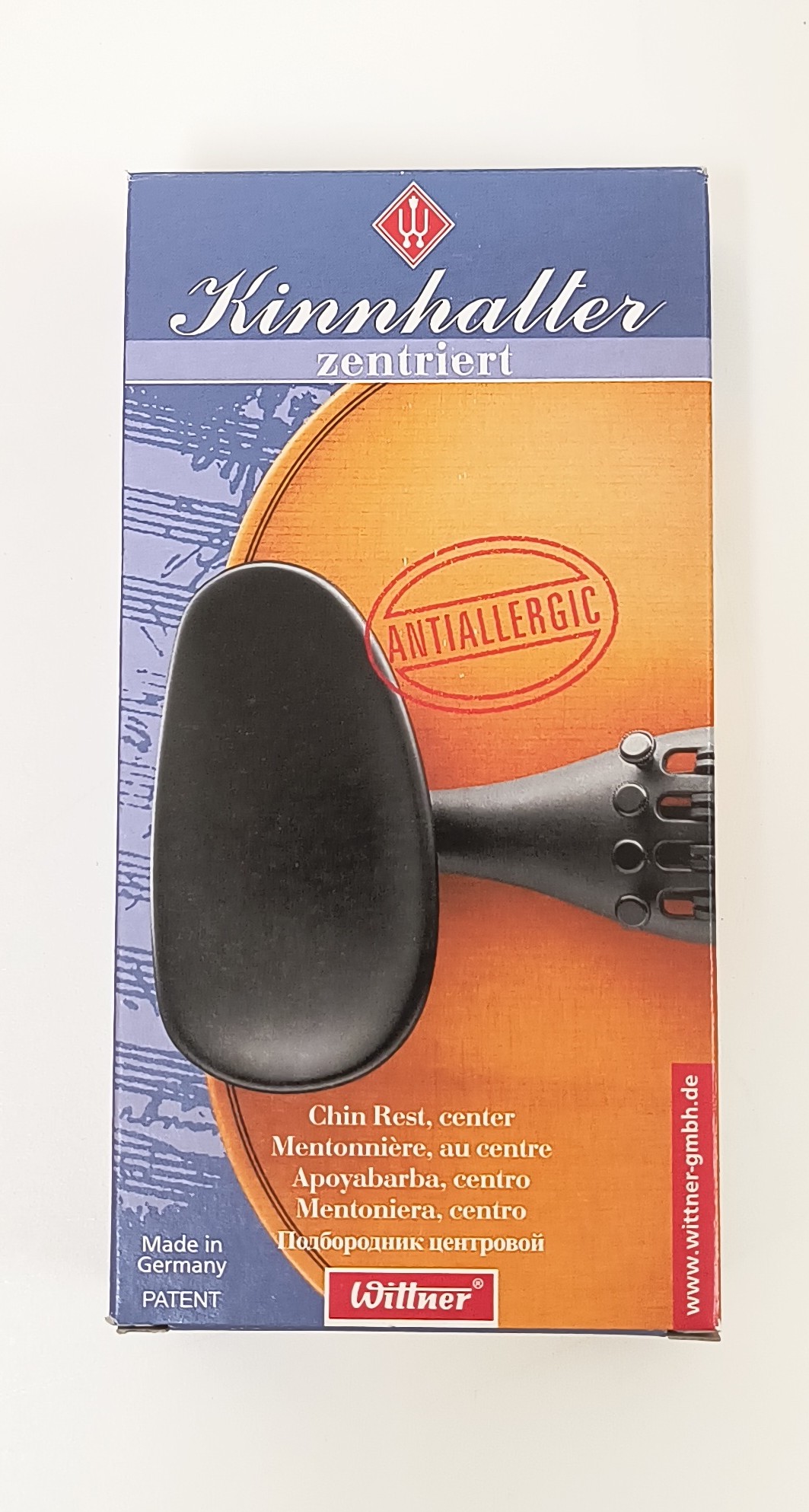 Wittner Mittelkinnhalter Violine Kunststoff 3/4 zentriert*
