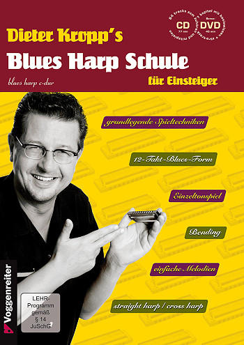 Kropp's, D. Blues- Harp Schule+ DVD und CD* Kropp's, D. Blues- Harp Schule+ DVD und CD*