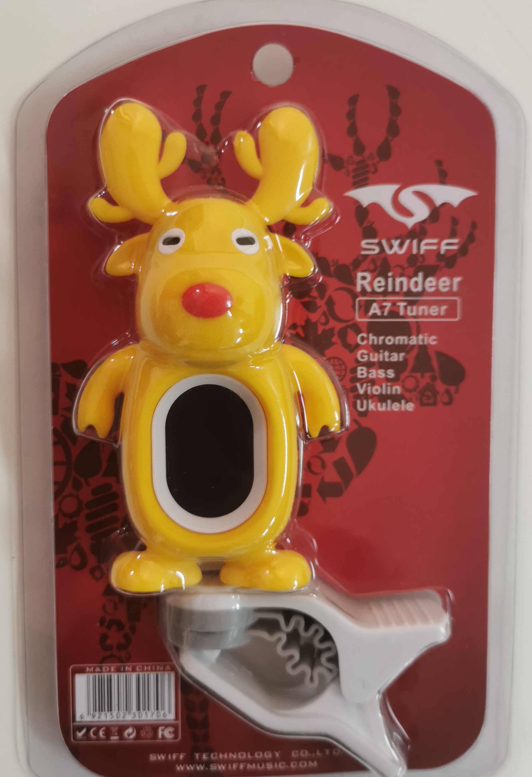 Swiff Cartoon Tuner- Reindeer gelb*