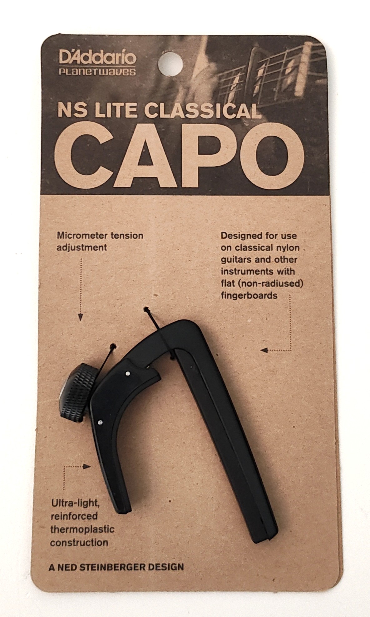 D'addario Kapodaster NS lite CP-16 Konzertgitarre*