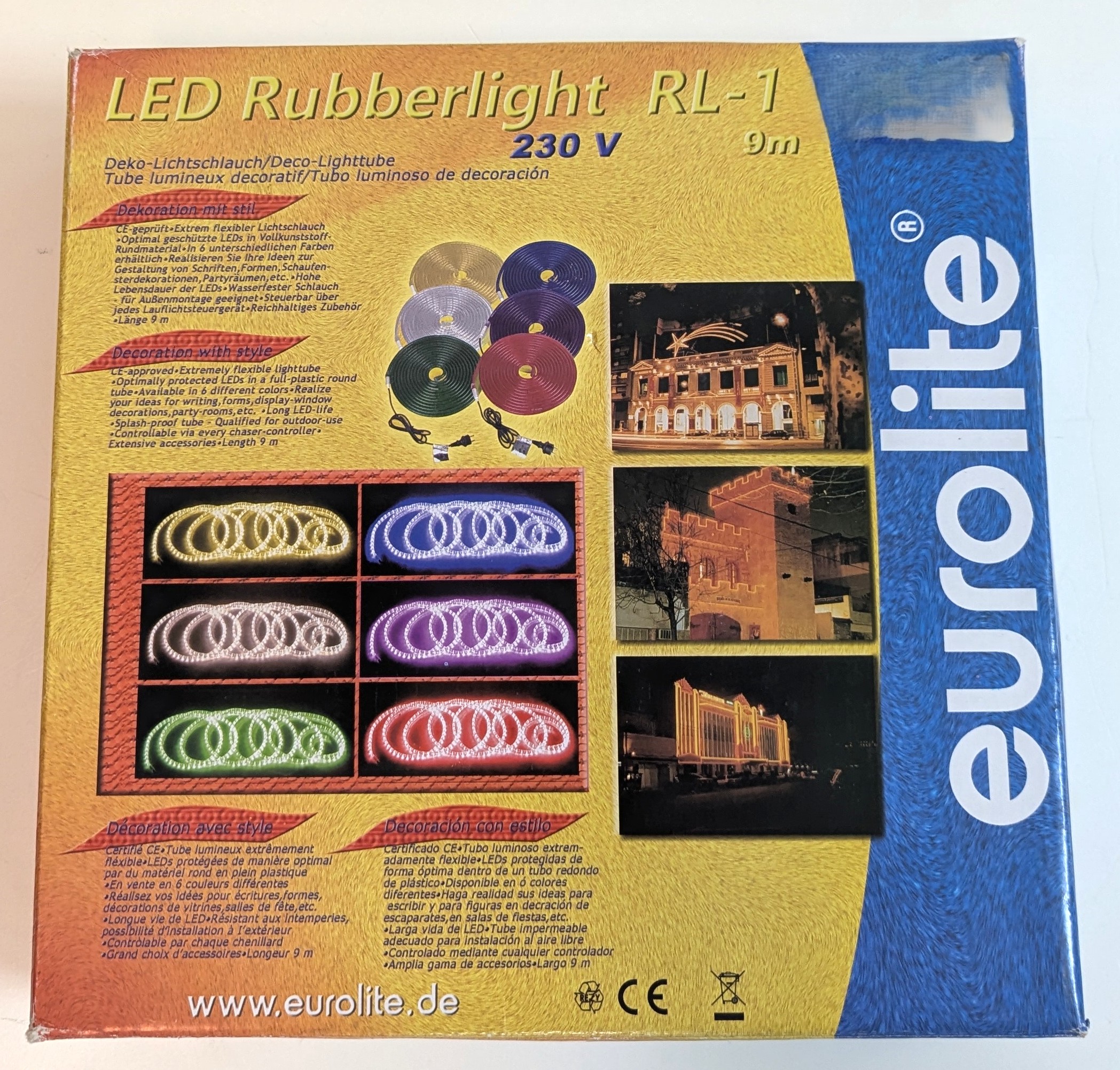 Eurolite LED Lichtschlauch 9m warmweiß 3000K* Eurolite LED Lichtschlauch 9m warmweiß 3000K*