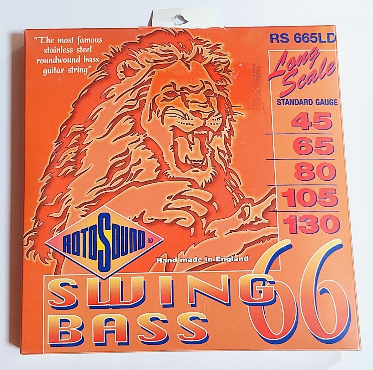 Rotosound Saiten E- Bass RS 665LD 5-Saiter 045- 130*