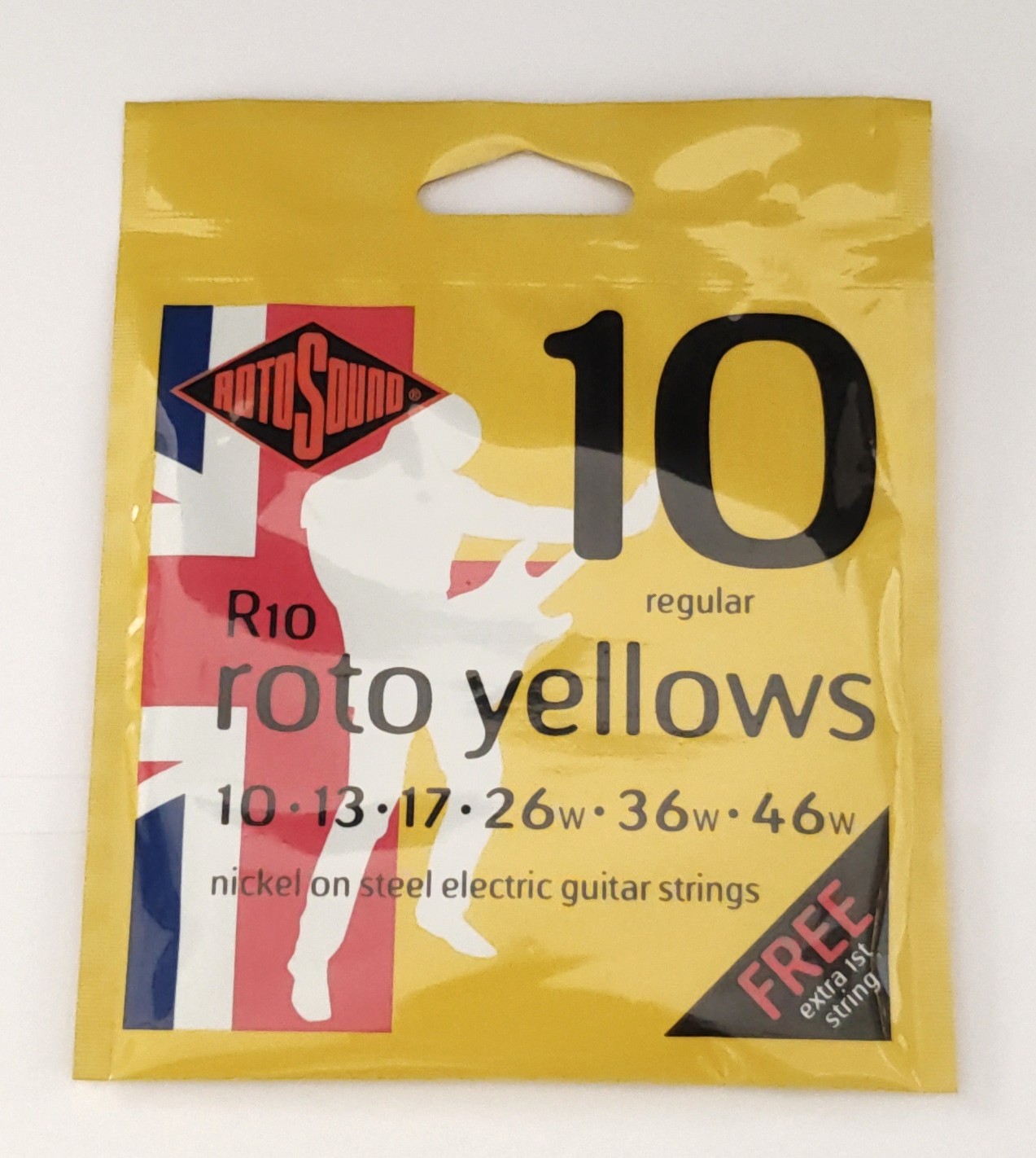 Rotosound Saiten E-Gitarre R10 yellow 10-46*