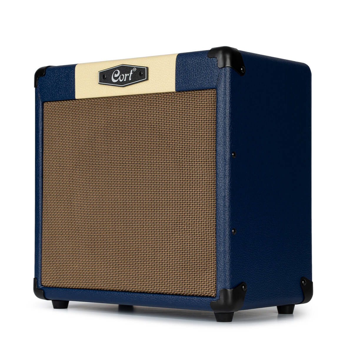 Cort E- Gitarre Amp CM 15R DB blau*