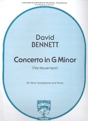 D. Bennet First Moment from Concerto in G Minor Tenorsax*