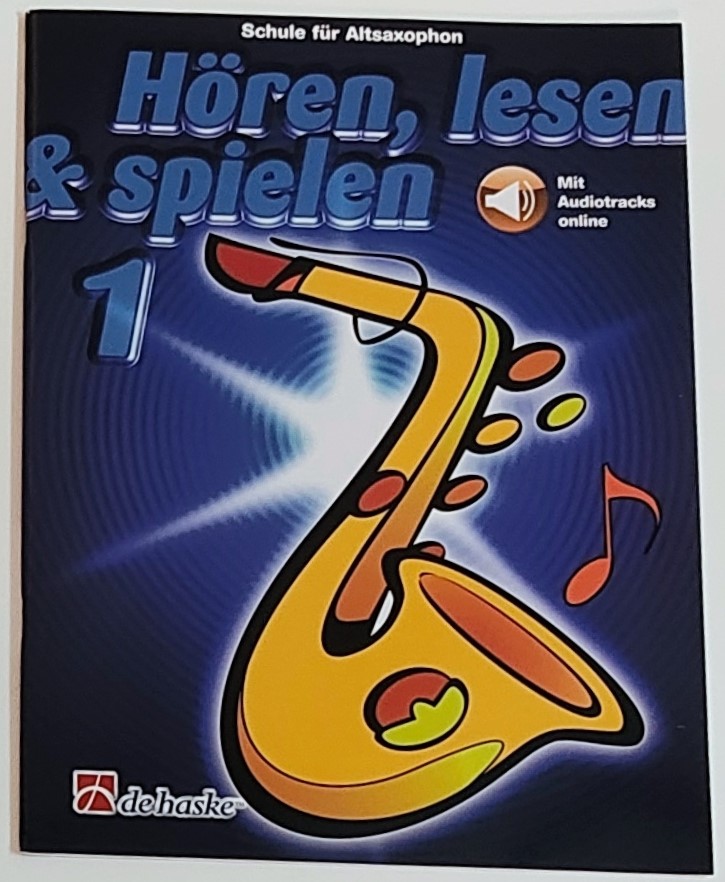 Hören, Lesen & spielen 1 Altsaxophon+ online audio*