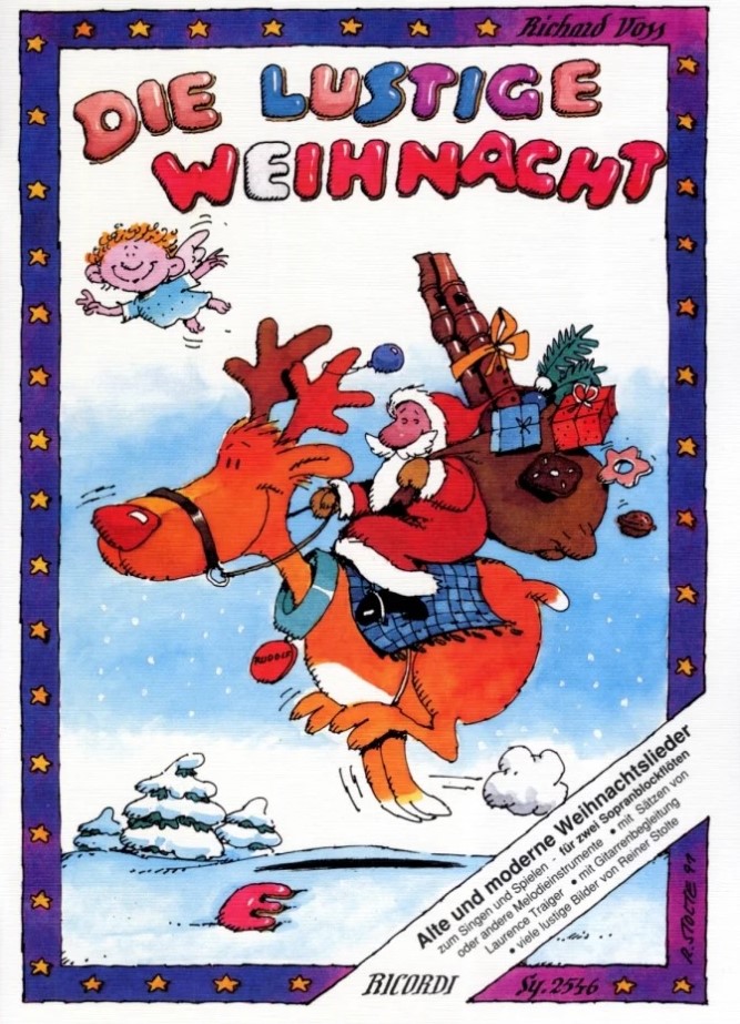 Voss, R. Die lustige Weihnacht für 2 Blockflöten*