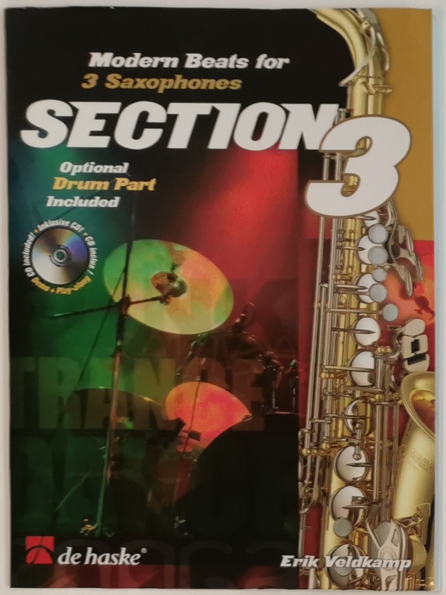 Veldkamp, E. Section 3 Modern Beats for 3 Saxophones+ CD*