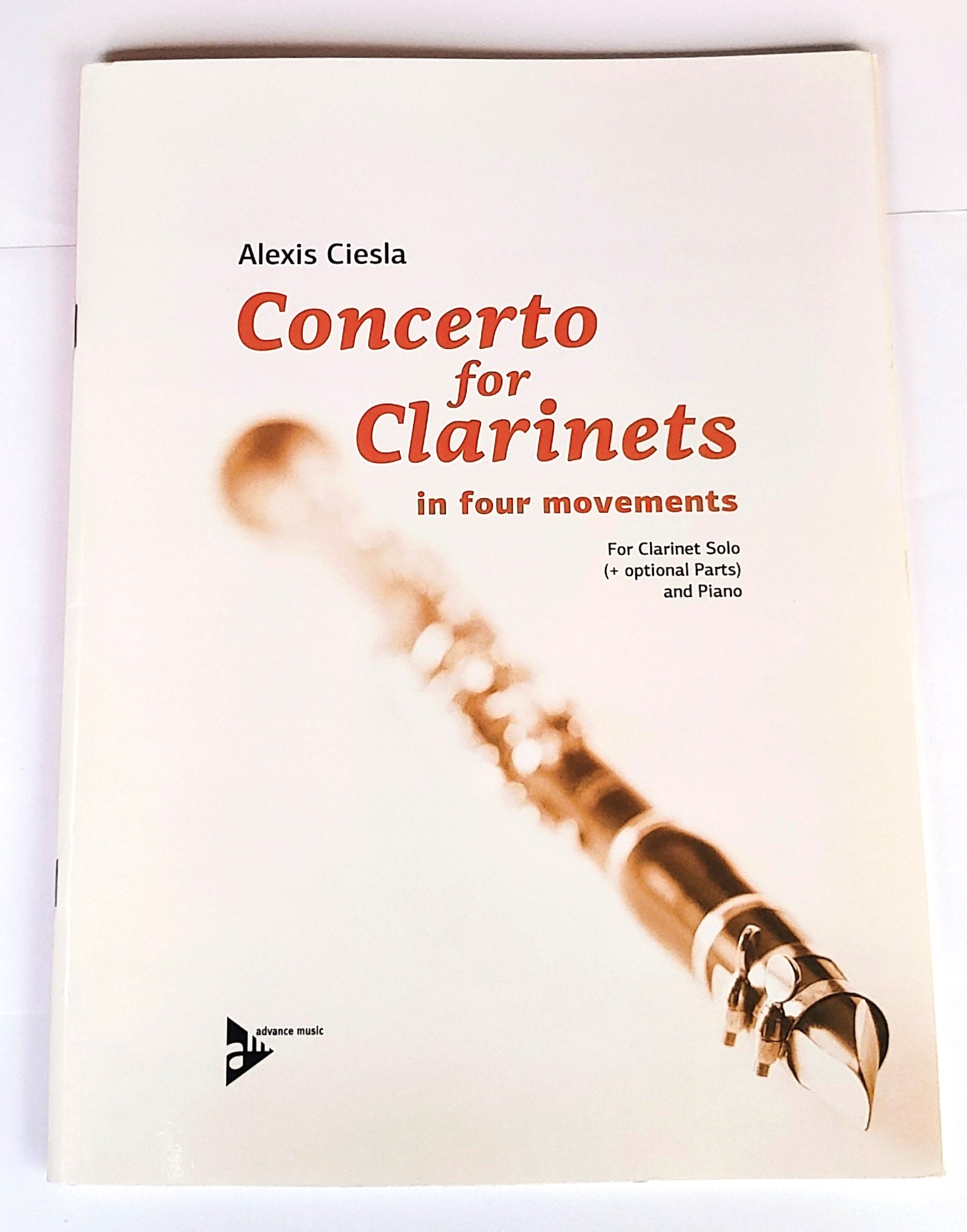 Ciesla, A. Concerto for Clarinets in four movements* Ciesla, A. Concerto for Clarinets in four movements*