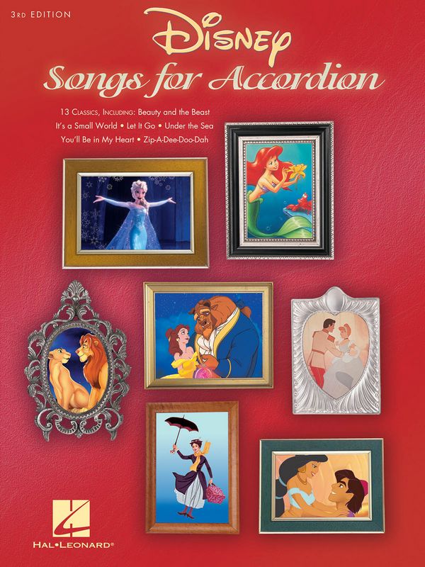 Disney Songs for Accordion 2nd Edition*