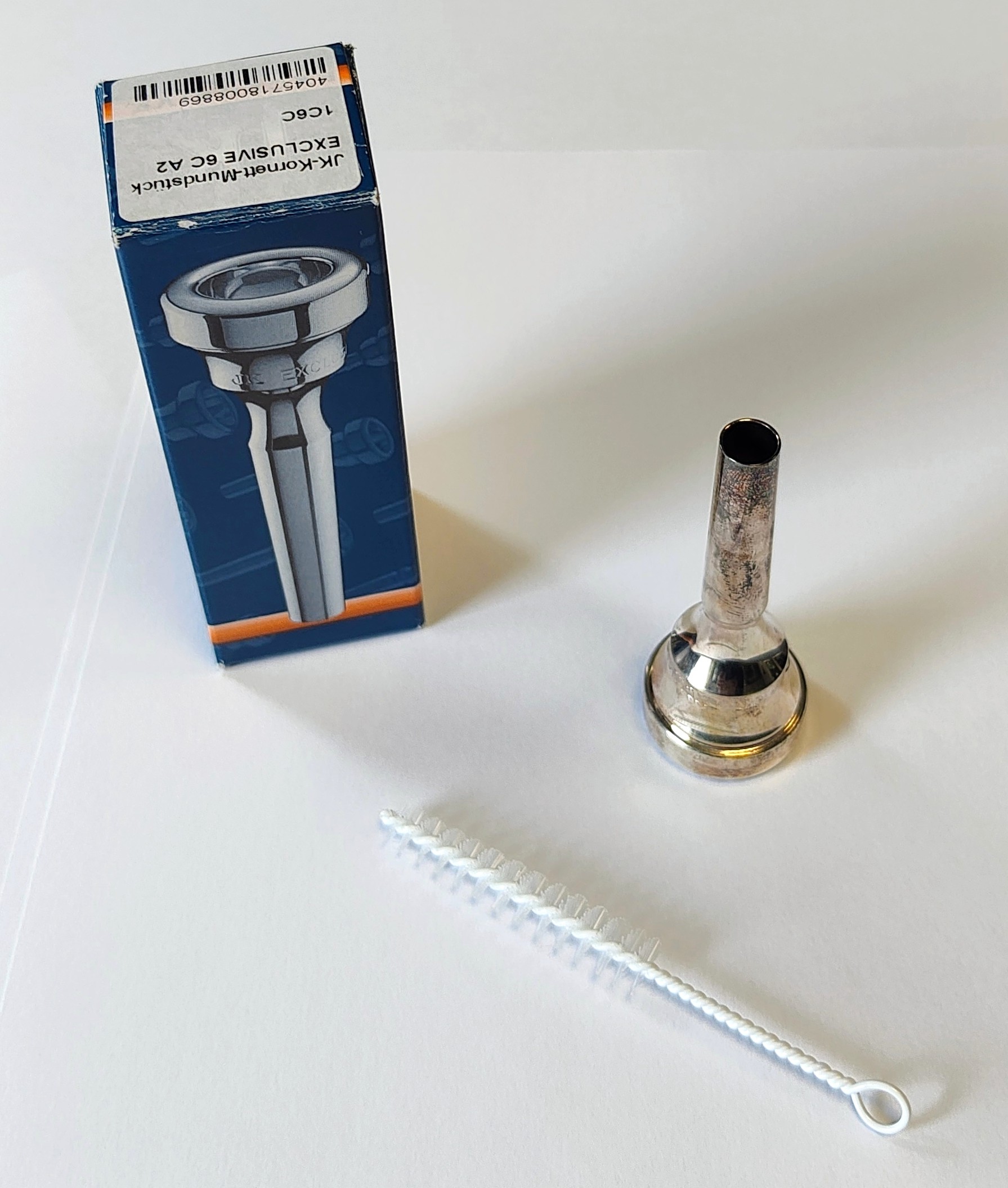 Josef Klier Kornettmundstück Exclusive 1C 6C versilber*