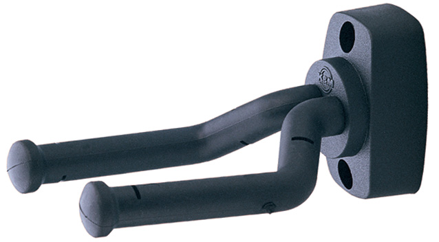 K&M 16280 Gitarrenwandhalter schwarz*