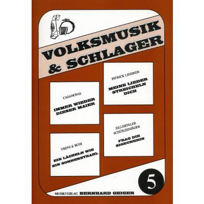 "Volksmusik & Schlager 5"- Songbook*