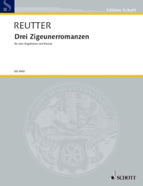 Reutter Drei Zigeunerromanzen Reutter Drei Zigeunerromanzen