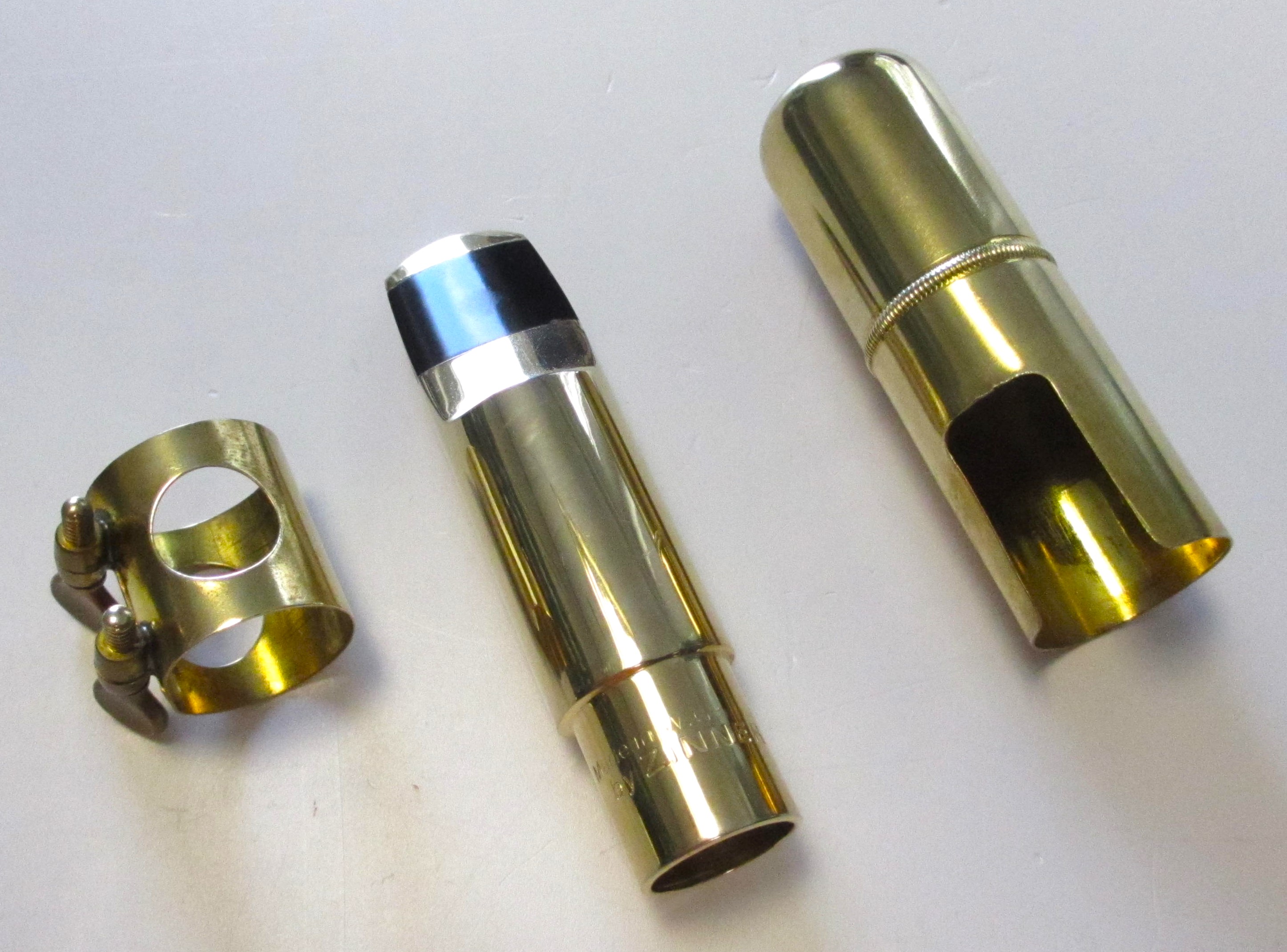 Zinner Mundstück Altsax. 106/8 Select Gold, gebraucht*