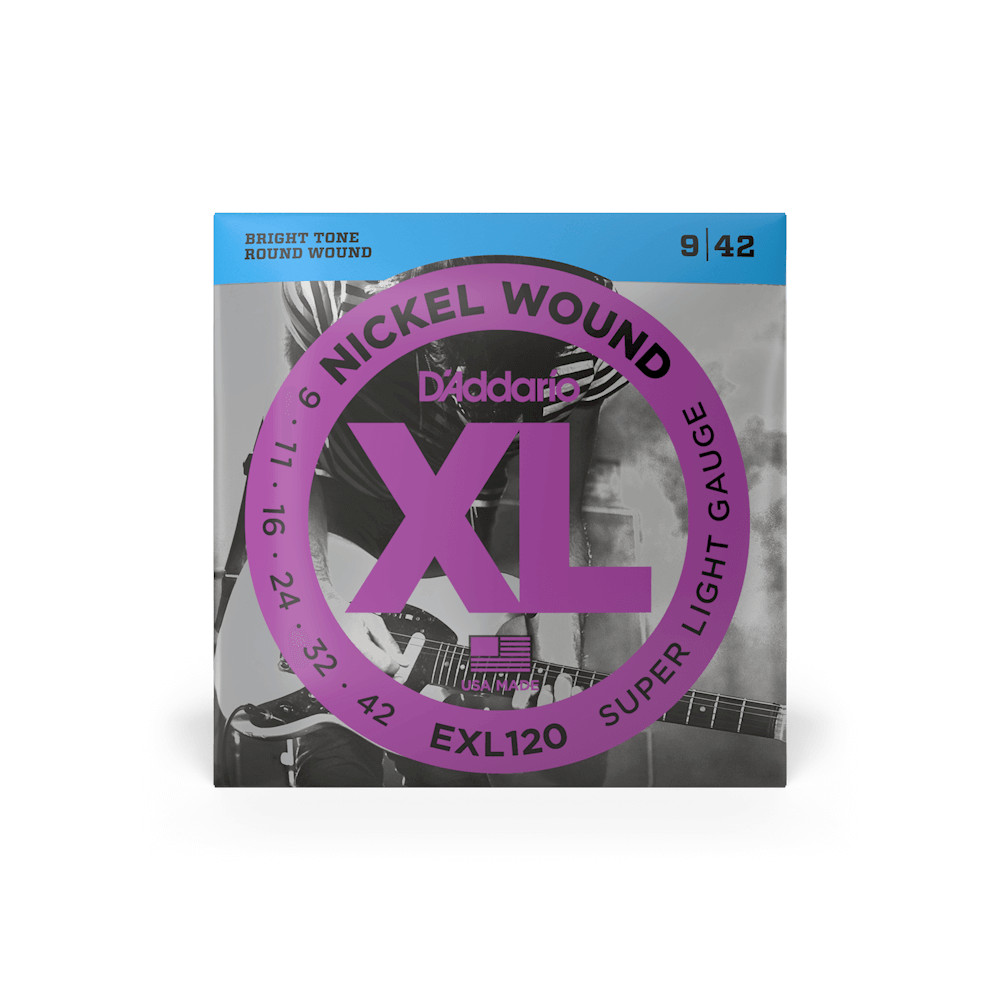 D'Addario Saiten E-Gitarre EXL 120, 009-042* D'Addario Saiten E-Gitarre EXL 120, 009-042*