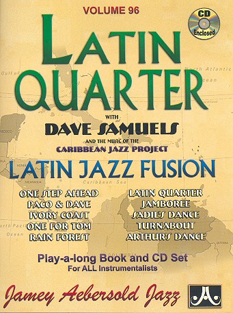 Aebersold Vol. 96 Latin Quarter+ CD* Aebersold Vol. 96 Latin Quarter+ CD*