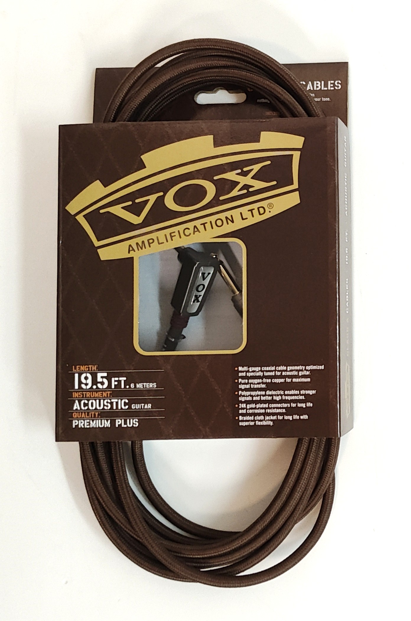 VOX Instrumentenkabel Acoustic 6m braun VXKVAC19*