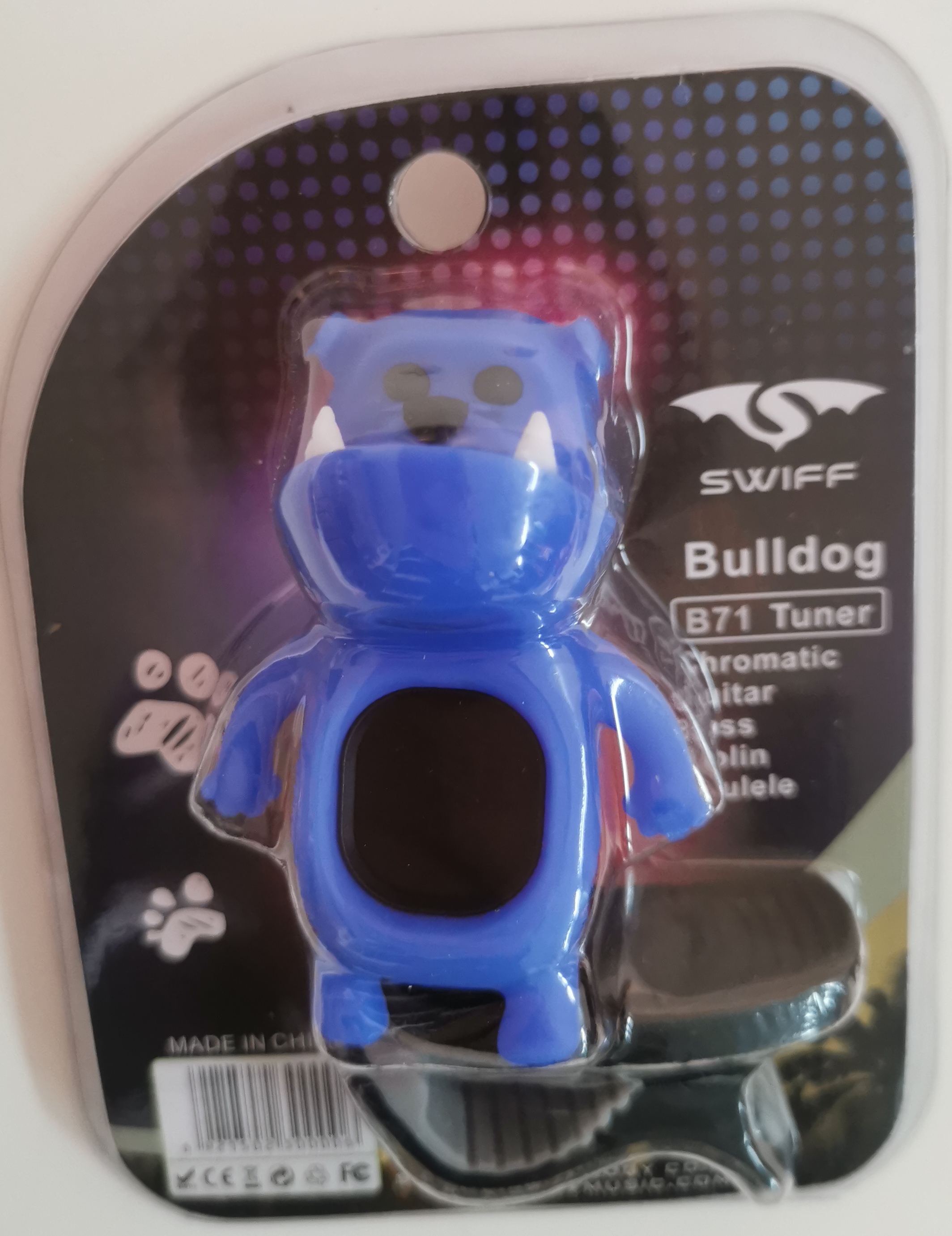 Swiff Cartoon Tuner- Bulldogge blau*