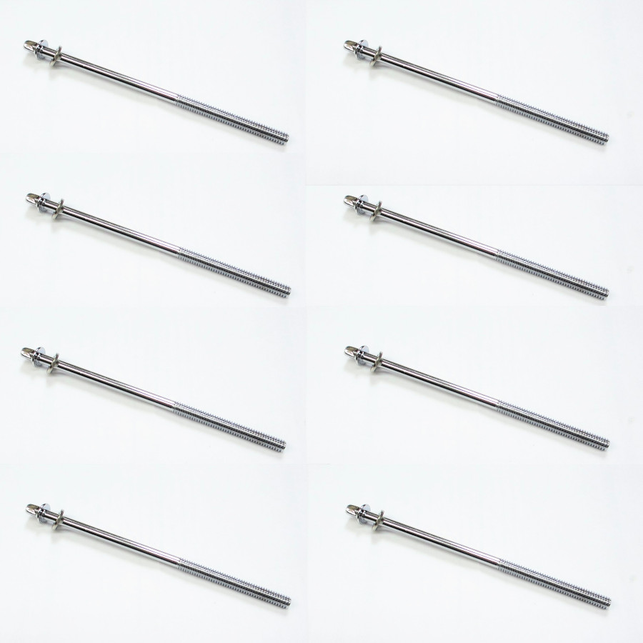 Spannschraube 118mm 7/32" m. washer für Bassdrum 8er Set